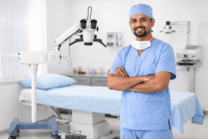 Ophthalmic Operating Microscopes in eye clinic