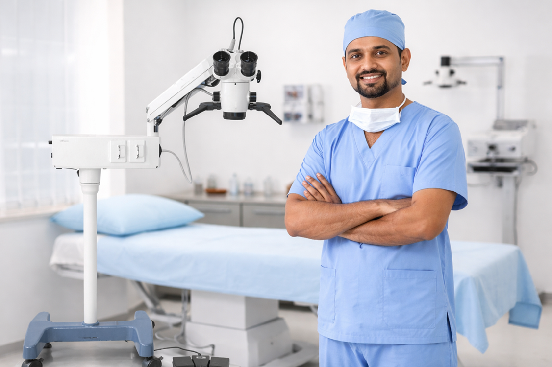 Ophthalmic Operating Microscopes in eye clinic