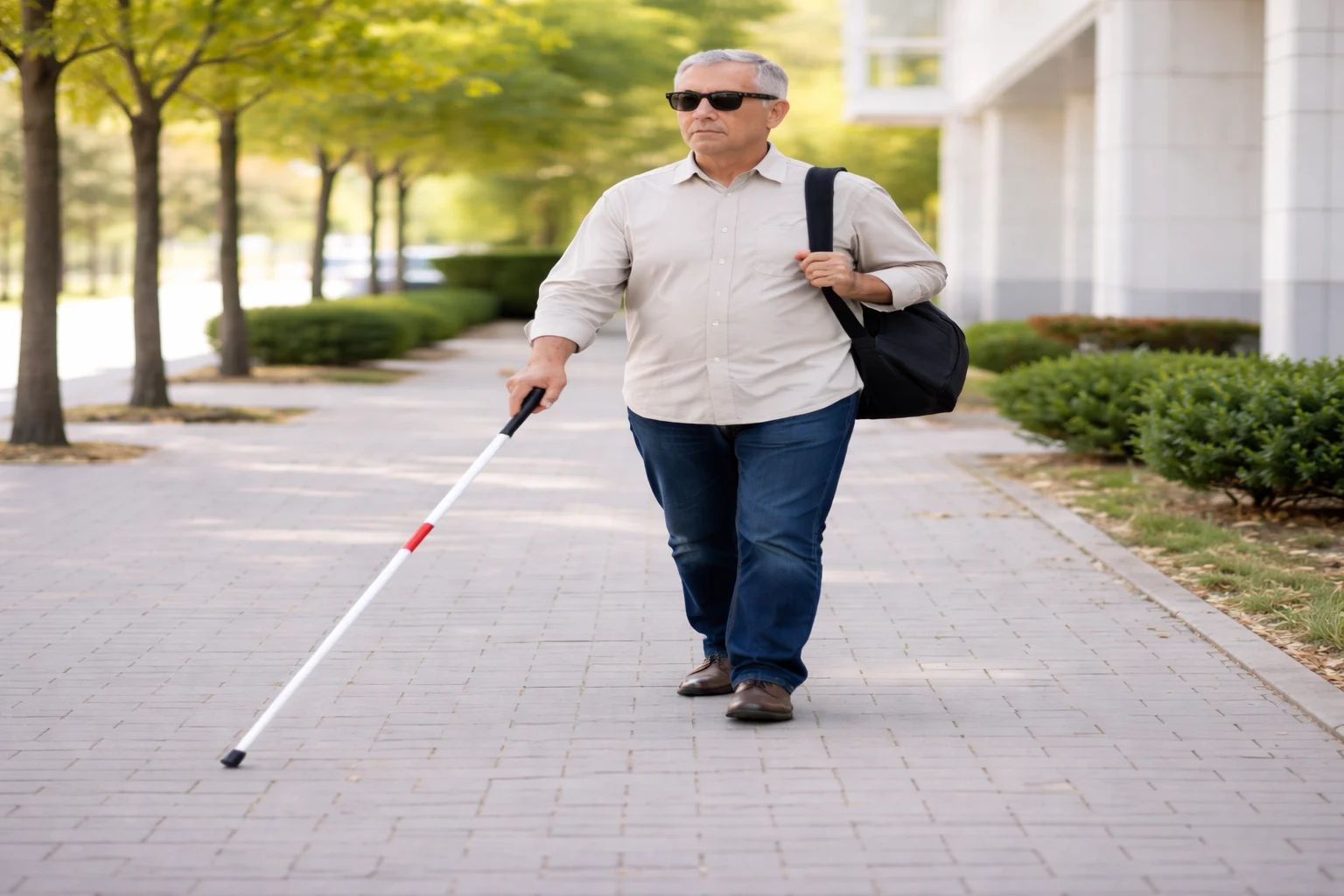 foldable cane for blind people
